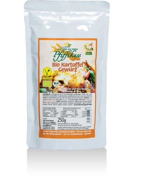 Pfiffikus Bio Kartoffel Gewürz 250g Nachfüllbeutel / MHD 30.7.25