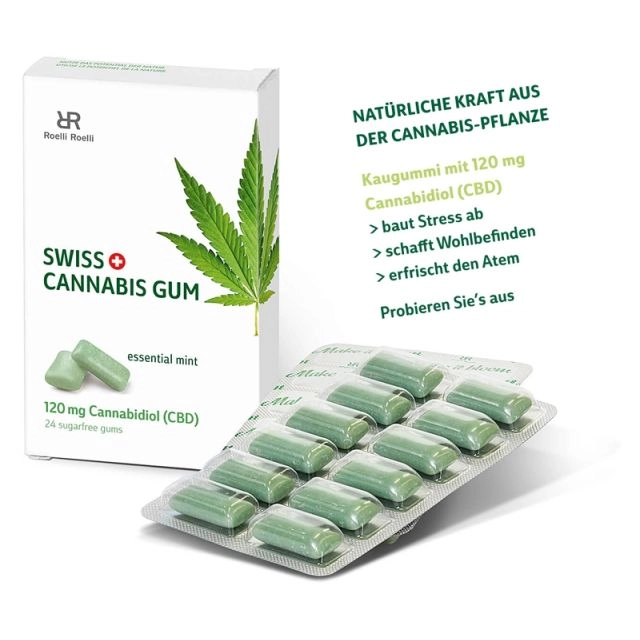Swiss Cannabis Gum, 24 Kaugummis