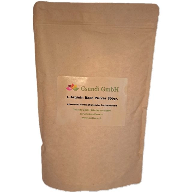 L-Arginin Base Pulver, 500 g - gsundi