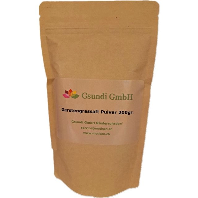 Gerstengrassaft Pulver, 200 g - gsundi