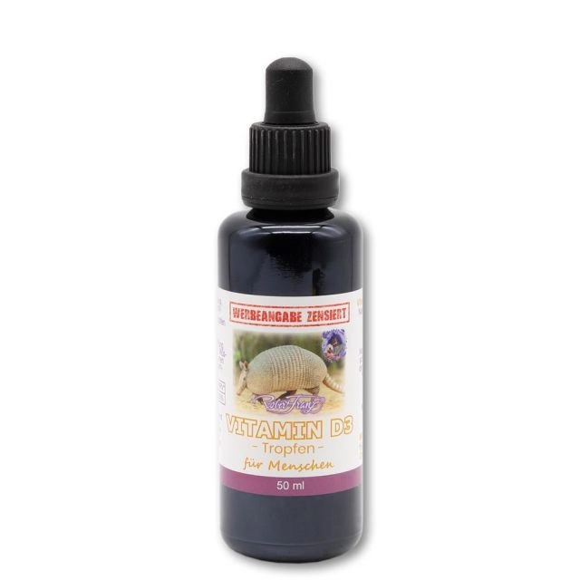 Vitamin D3 Tropfen 50ml - 1700 Tropfen, natürlich - RF